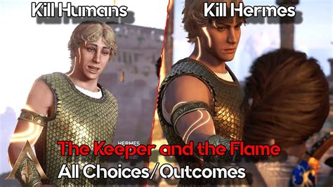 ac odyssey give recipe to hermes or adonis|The Keeper and the Flame All Choices/Outcomes .